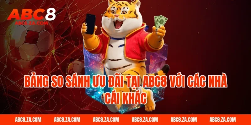Bảng So Sánh Ưu Đãi Tại ABC8 Với Các Nhà Cái Khác